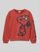 Sweatshirt met motiefprint