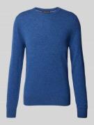 Gebreide pullover met ribboorden