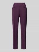 Regular fit stoffen broek met elastische band, model 'JENNY'