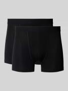 Boxershort met elastische band in een set van 2 stuks