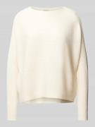 Gebreide pullover met ronde hals, model 'lala'