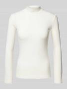 Shirt met lange mouwen en turtleneck, model 'MANON'