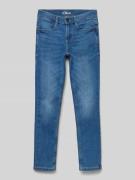 Regular fit jeans met smalle pijpen, model 'SEATTLE'