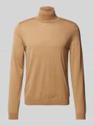 Gebreide pullover van scheerwol met col