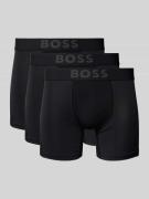 Boxershort met elastische band met logo in een set van 3 stuks