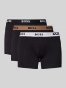 Boxershort met elastische band met logo in een set van 3 stuks