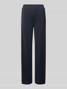 Straight leg stoffen broek met elastische band, model 'Asaka'