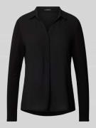 Slim fit blouse met platte kraag, model 'Frera'