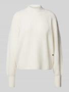 Gebreide pullover met turtleneck, model 'IRMA'