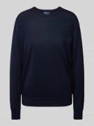 Gebreide pullover met ribboorden