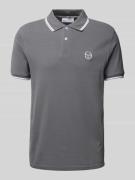 Regular fit poloshirt met logostitching, model 'SERGIO'