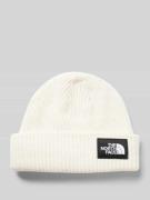 Beanie met labeldetail