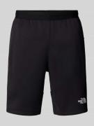 Sweatshorts met labelprint