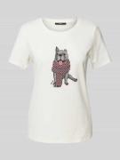 T-shirt met motiefprint