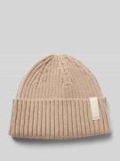 Beanie met labeldetail, model 'SUMTER'