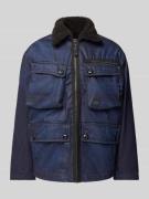 Sherpa jacket in denimlook, model 'Utility'