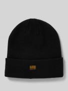 Beanie met labeldetail, model 'Effo'