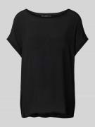 T-shirt van viscose met zijsplitten, model 'AYANO'