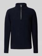 Gebreide pullover met ribboorden, model 'AXEL'