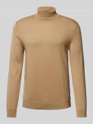 Gebreide pullover van lanawol, model 'TRAY'