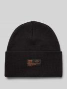 Beanie met labelpatch, model 'WORKWEAR'