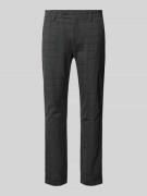 Slim fit stoffen broek met achterzakken, model 'MARCO CONNOR'