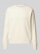 Gebreide pullover met labelprint, model 'VESTERBRO'