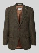 Slim fit Harris Tweed colbert van scheerwol, model 'Theo'