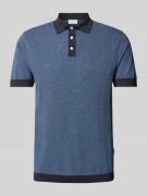 Slim fit poloshirt met knoopsluiting