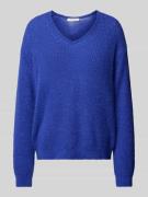 Wollen pullover met V-hals