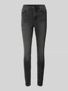 High rise skinny fit spijkerbroek met stonewashed wassing, model 'SOPH...