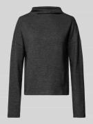 Regular fit gebreide pullover met ronde hals en kraag, model 'BELLA'