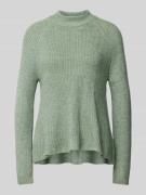 Gebreide pullover met ronde hals, model 'JADE'