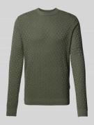 Gebreide pullover met structuurmotief, model 'KALLE'