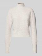 Gebreide pullover met opstaande kraag, model 'NELLA'