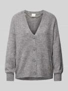 Gebreide cardigan met V-hals, model 'Kamara'