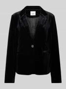 Blazer met reverskraag, model 'VELVETTY'