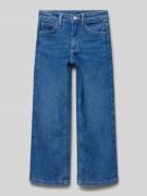 Wide leg jeans met 5-pocketmodel