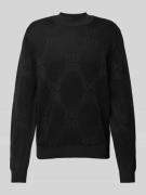 Gebreide pullover met ronde hals, model 'Sylor'