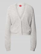 Gebreide cardigan met labelstitching, model 'Sarendety'