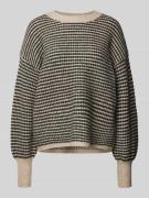 Gebreide pullover met ribboorden, model 'ellery'