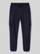 Regular fit sweatpants met steekzakken