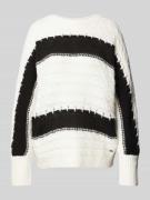 Gebreide pullover met labeldetail, model 'LIV'