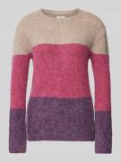 Gebreide pullover met ronde hals