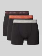 Boxershort met logo in band in een set van 3 stuks