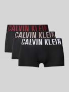 Boxershort met logo in band in een set van 3 stuks