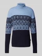 Wollen pullover met col