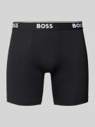 Boxershort met elastische logoband in een set van 3 stuks