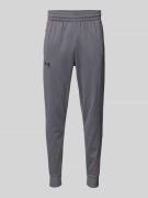 Slim fit sweatpants met logoprint