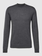 Gebreide pullover met ronde hals, model 'Davide'